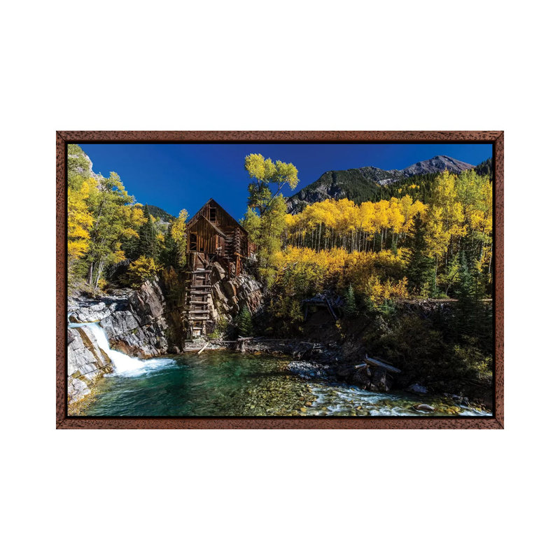 Old Mill on the Crystal River, Crystal, Colorado, USA 1 Piece Wall Art on Canvas, 101.6cm H x 152.4cm W x 3.81cm D