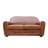 Paris Club Top Grain Leather Loveseat