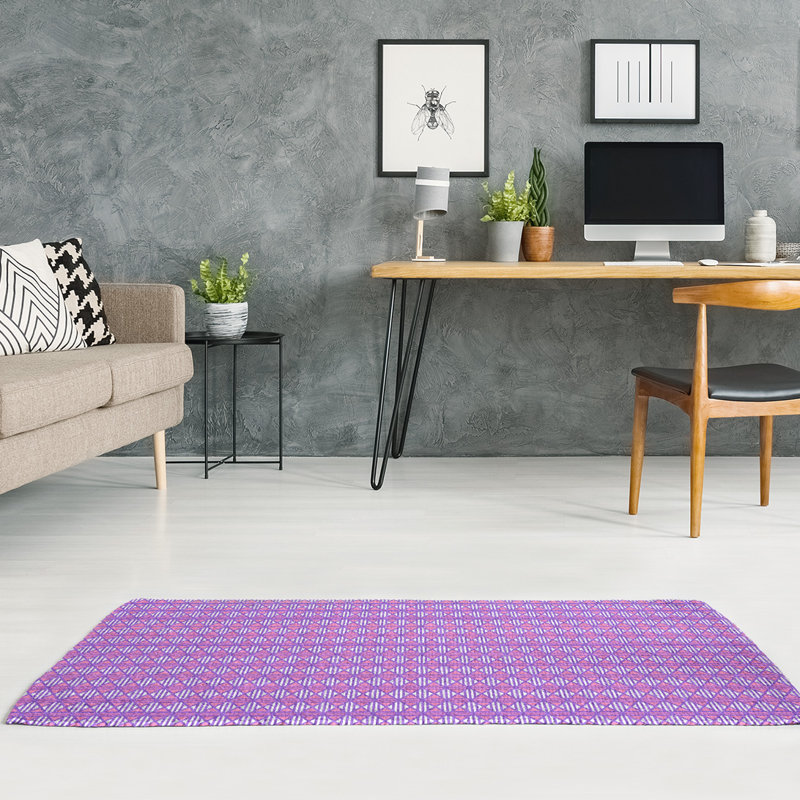 Tapis de carreau mauve, Rectangle 4 pi x 6 pi