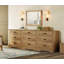 Commode 9 tiroirs pour la chambre à coucher, tiroir 3 en 1 de 94 po avec petite commode en bois de style moderne Mid Century-1158446872