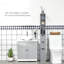 Freestanding Tall Bathroom Storage Cabinet With 2-Tier Shelves And Drawers, Space-Saving Narrow Linen Organizer