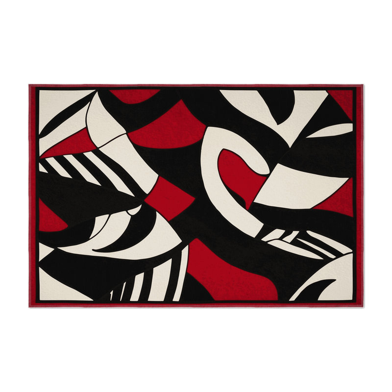 Radiant Abyss Indoor And Outdoor Area Rug, Rectangle 1'6" x 2'6"