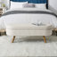 Banc de rangement repose-pieds