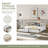 Full Size Espresso Solid Pine Wood Daybed with 2 Storage Drawers - Space-Saving Sleeper Sofa-736755365-736657369