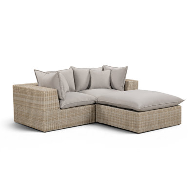 Petit canapé modulaire d'extérieur Cali