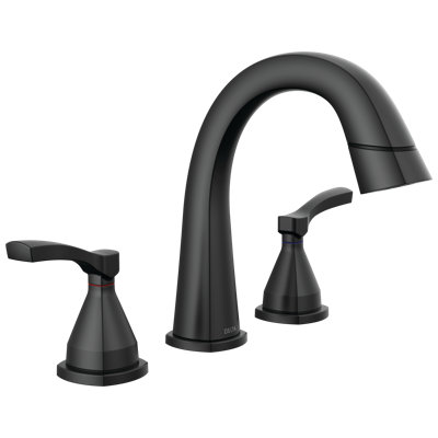 Stryke 3-Hole Widespread Pull Out Sprayer Bathroom Faucet, 2-Handle Bathroom Sink Faucet