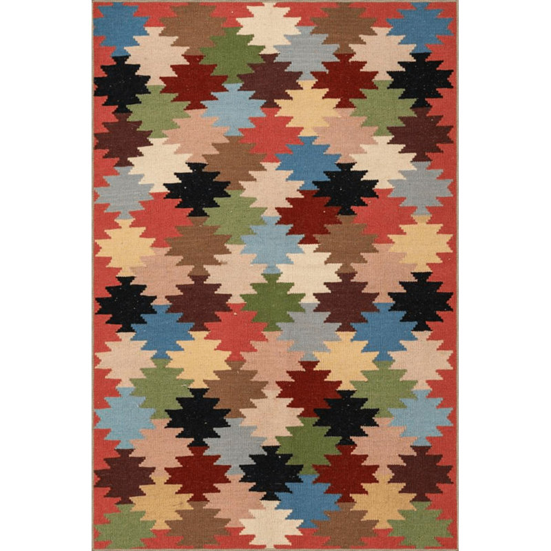 Multi Color Mixed Patchwork Pattern Vintage Decorative Machine Washable Area Rug, Runner 2'6" x 9'10"