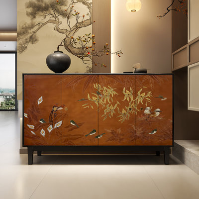 Buffet rétro de style chinois minimaliste