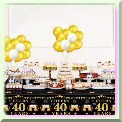 Sparkling Gold 99th Birthday Celebration Kit