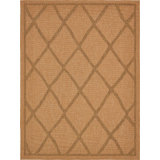 Outdoor Veranda Area Rug Caramel Color