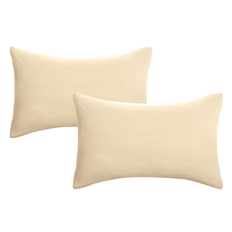 100% Cotton Pillowcase - Set of 2, Beige
