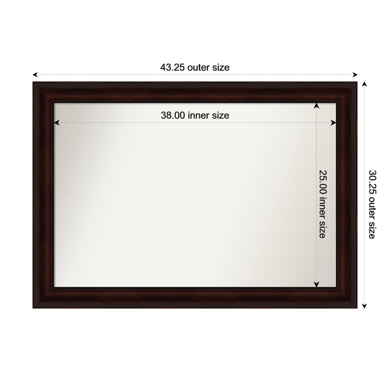 Miroir mural Nathian, 30,25 po x 43,25 po