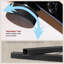 Table-plateau en forme de C Edgecliff - Bureau robuste pour ordinateur portable, nourriture et lecture-635109027