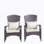 Chaise de patio avec coussins (coussin gris)-1592551544