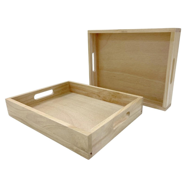 Plateau de service en bois Araylee