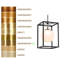 Luminaire suspendu rectangulaire à 1 lumière DEL Dennell