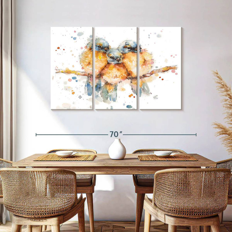 Little Bluebirds, 36" H x 57" W