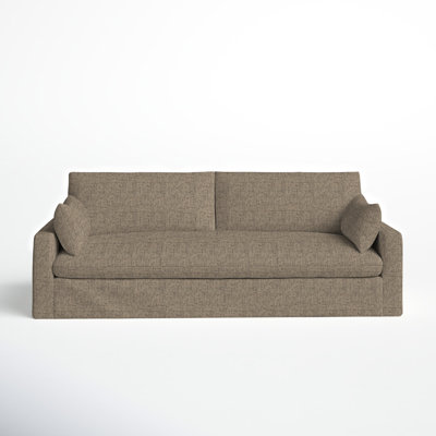 Luna 90"" Square Arm Slipcovered Sofa with Reversible Cushions -  Birch Lane™, CF886D7649FE4BD68E5459FCAC78C633