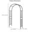 105" Heavy Duty Metal Garden Arch Trellis – PE-Coated Steel Arbor for Climbing Plants, Vines, Roses – Outdoor Garden Archway for Weddings & Yard Decor
