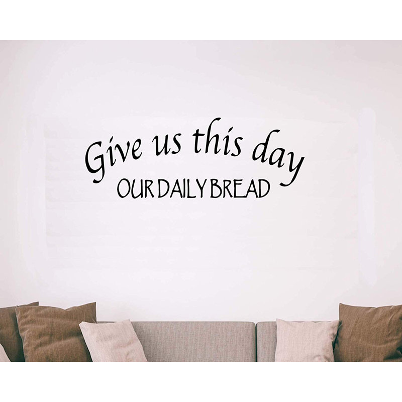 Décalcomanie murale nous procure cette journée breadkitchen daily