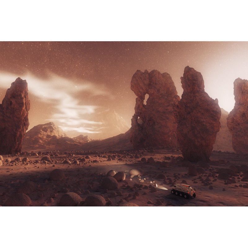 Mars Terraforming And Colonization by Gremlin - Wrapped Canvas Print, 20cm H x 30cm W