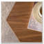 Table basse hexagonale avec finition grain de bois noyer-133333663