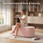 Banc de rangement ovale avec repose-pieds-1771359892