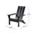 Foldable Chair In Black - Rich Wood Material, 30" Depth X 31.95" Width 37" Height, 22.35 Lb Wood, Color, 37", Lb, Poolside Comfort-740021467