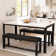 3 - Piece Faux Marble Top Dining Set