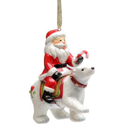 Samoset 3.25'' Handmade Ceramic Holiday Shaped Ornament