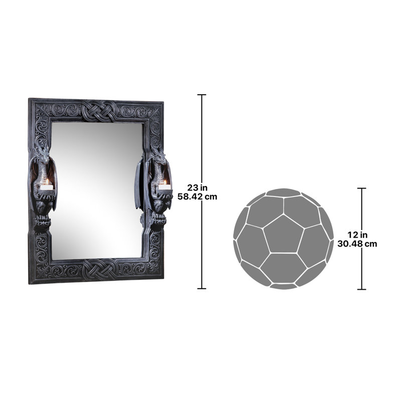 Miroir mural Dragons