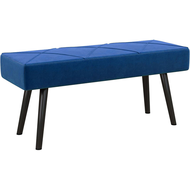 Metal Bench, Blue
