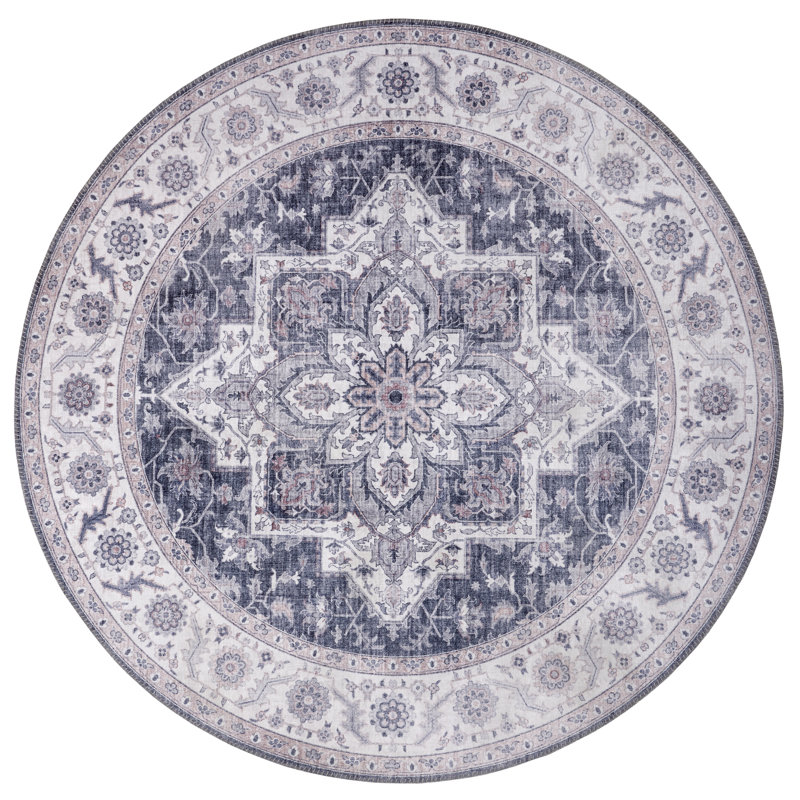 Anthea Tufted Mauve Rose Rug