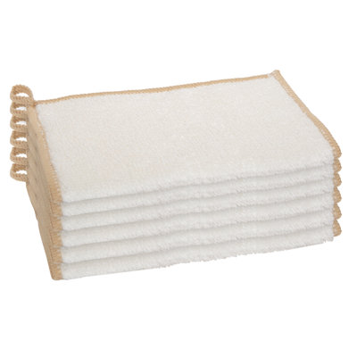 Set of 6 Kitchen Cloths Solid