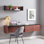 Bureau mural avec armoire et tablette Modway Kinetic
