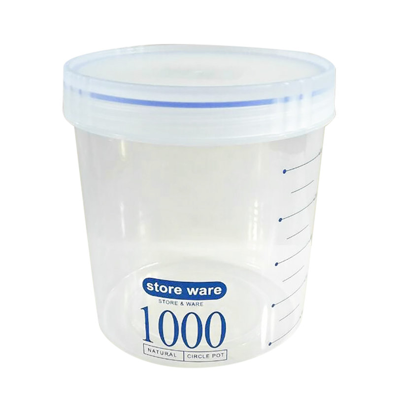 Boîtes de rangement transparentes pour aliments transparents, 4.13" H x 4.13" W x 4.92" D