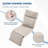 Patio Recliner Swivel Chair With Adjustable Backrest & Footrest, All-Weather Outdoor Chaise Lounge Chair-1312670639-1312670637