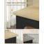Solid Wood Base Dining Table-1493415696