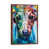 Classic Brown Wood Floater Framed