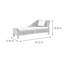 Chaise longue rembourrée Home Natural-100940556