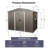 8Ft X 6Ft Outdoor Metal Storage Shed With Window Grey