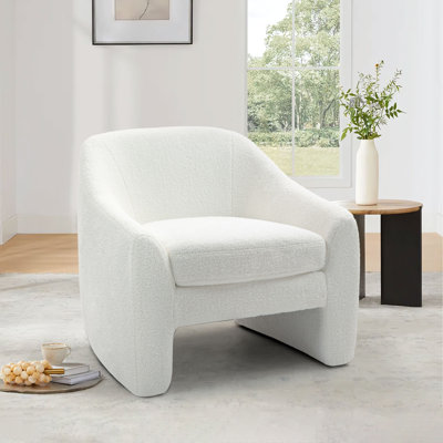 Fauteuil demi-tonneau rembourré Esly
