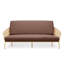 Housse pour canapé-lit réversible en tissu de polyester réversible avec fermeture à glissière 3 côtés-96484498-87758523