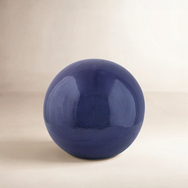 8 in. Sphere - Cobalt Blue, Blue, 7.75" H x 8" W x 8" D
