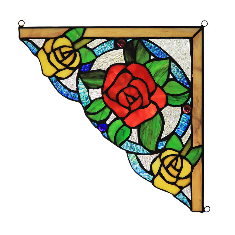 Floral Plants & Flowers Window Panel