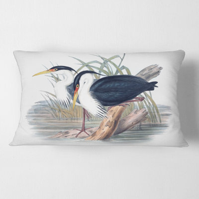 Vintage Bird Life II - Traditional Printed Pillow