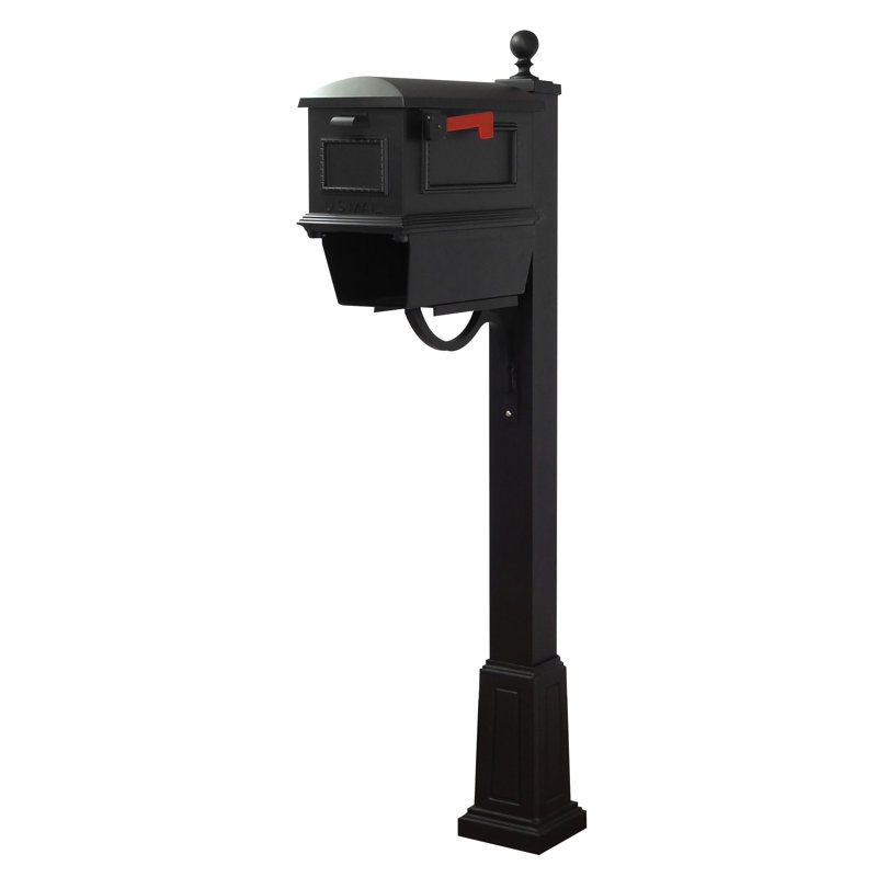 Aluminum Post Mounted Mailbox