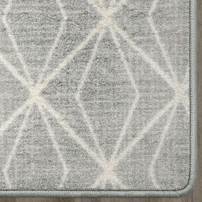 Tapis argenté Imagine Fine Balance, Rectangle 7 pi 8 po x 10 pi 9 po