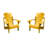 Weathercraft Classic Solid Wood Adirondack Chair – 14 Sherwin-Williams Finish Options, Outdoor Patio Seating-671476854