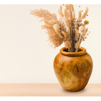Cielo Handmade Wood Table Vase